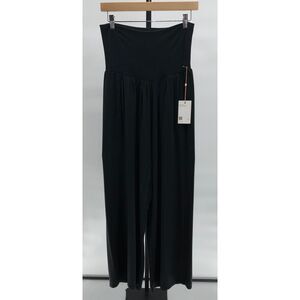 Quince Women's French Terry Modal Wide Leg Pants Black L